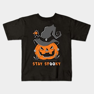 Spooky Pumpkin Lantern Kids T-Shirt